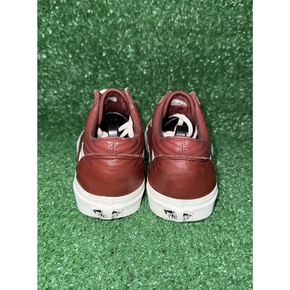 VANS Women's‎ Old Skool Purple Embossed Leather Skate Shoes Sneakers Size 7.5 - Picture 7 of 9
